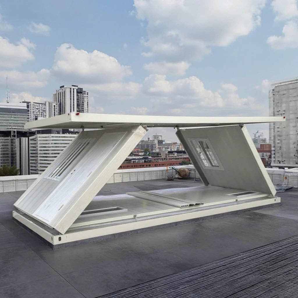 Быстро устанавливаемый складной контейнерный дом 20 футов