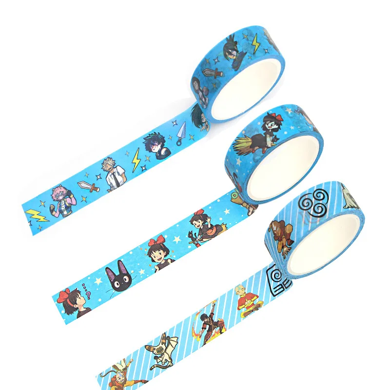 Аниме Моя геройская Академия Washi лента клейкая лента DIY Скрапбукинг стикер этикетка Маскировочная лента