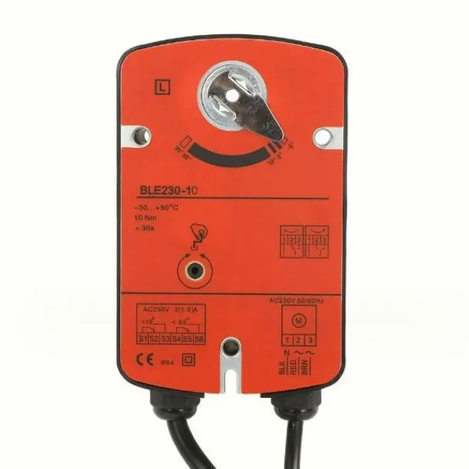 Reverse on off Type 10Nm air Damper Hvac Actuator