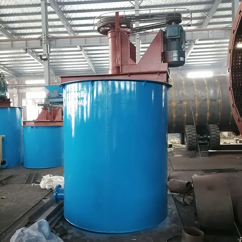 Mixing agitation leaching tank with agitator mixer