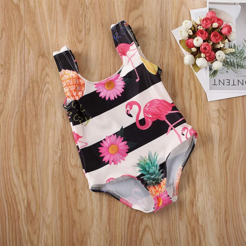 Custom Children Swimwear Girl Cute Baby Swim Bodysuit Wear Beachwear toddler Kids bikini Swimsuit Girls and girls swimwear