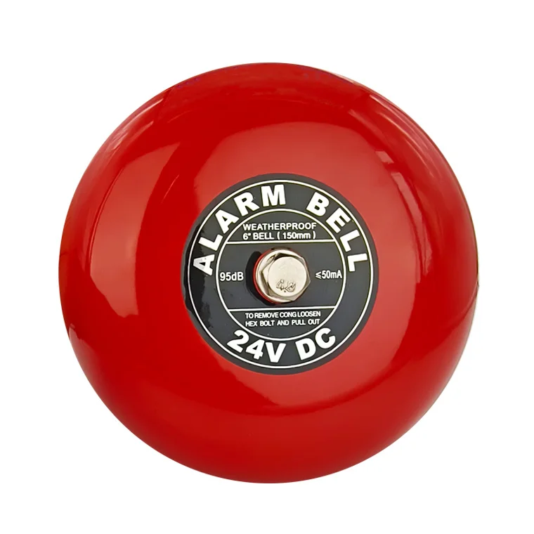 Deling 24V 6'/8'  Fire Alarm Bell Security