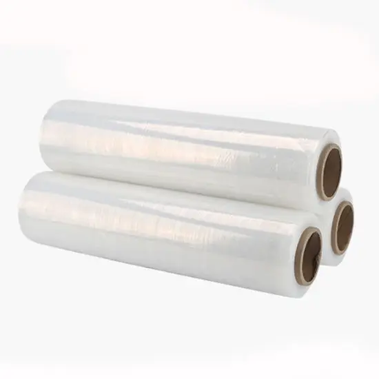 Factory Pack Polyethylene Transparent Pallet Wrap Stretch Film Roll Hand PE Stretch Film
