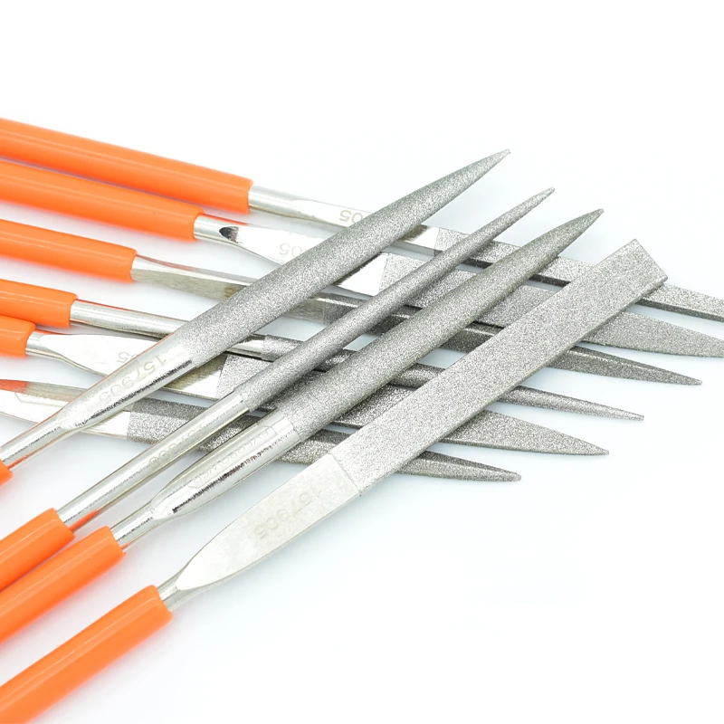 A full set of diamond files factory supplier high quality hand tool steel files diamond files
