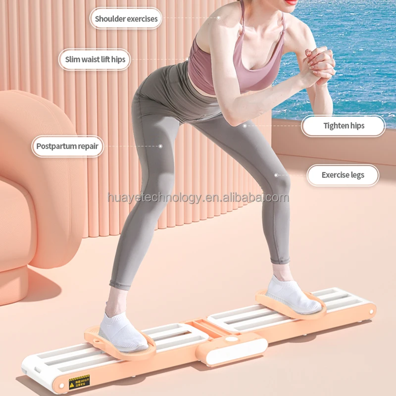 Custom logo Pelvic Floor Muscle Trainer Fitness Stepper for Bodybuilding Buttock Shaper Foldable Leg Exerciser