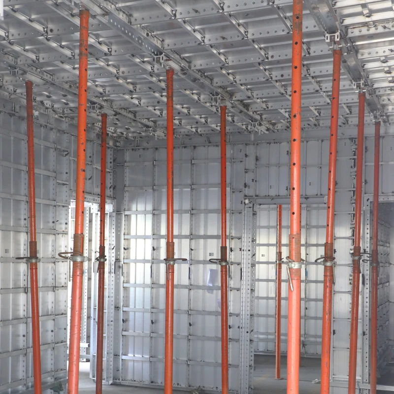 Exterior Wall Aluminum Formwork Structural Aluminium Concrete Wall Slab Formwork Aluminum Formwork For Villa