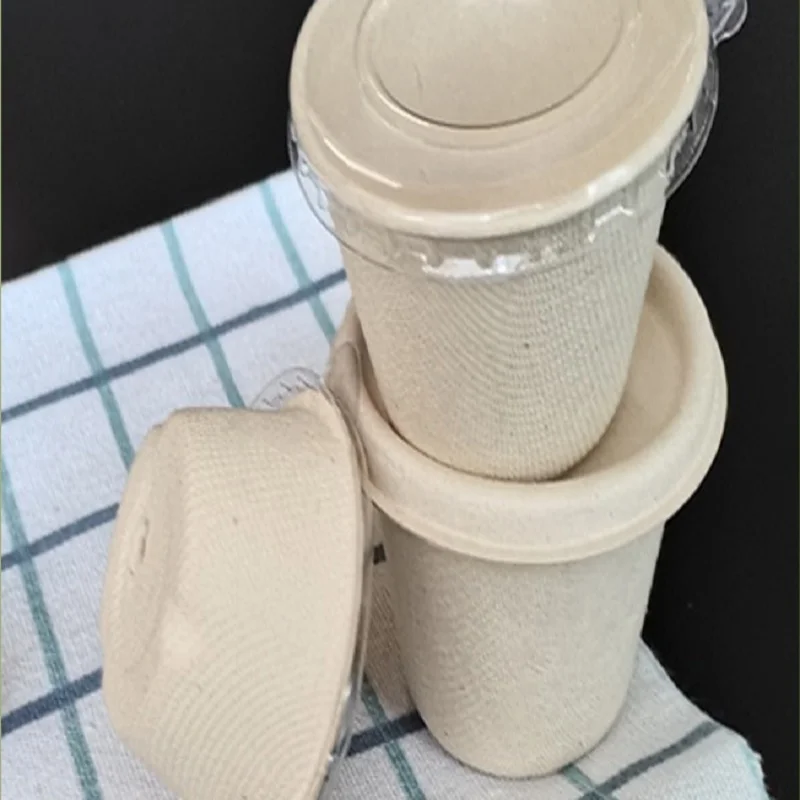 Lightweight Durable Unbreakable Microwave Dishwasher Safe Wheat Straw Cup for Sauce Packing