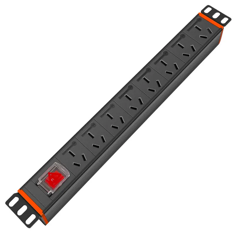 High quality Ev Charging Cable Flexible Power Strip 6 Way Pdu Socket,6 Way Electrical Extension Socket