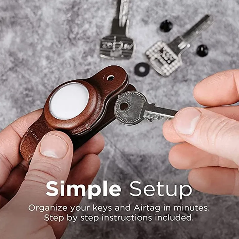 Bagsplaza New Design Key Chain Metal Custom Logo Leather Key Holder Car Key Holders Gifts for Men