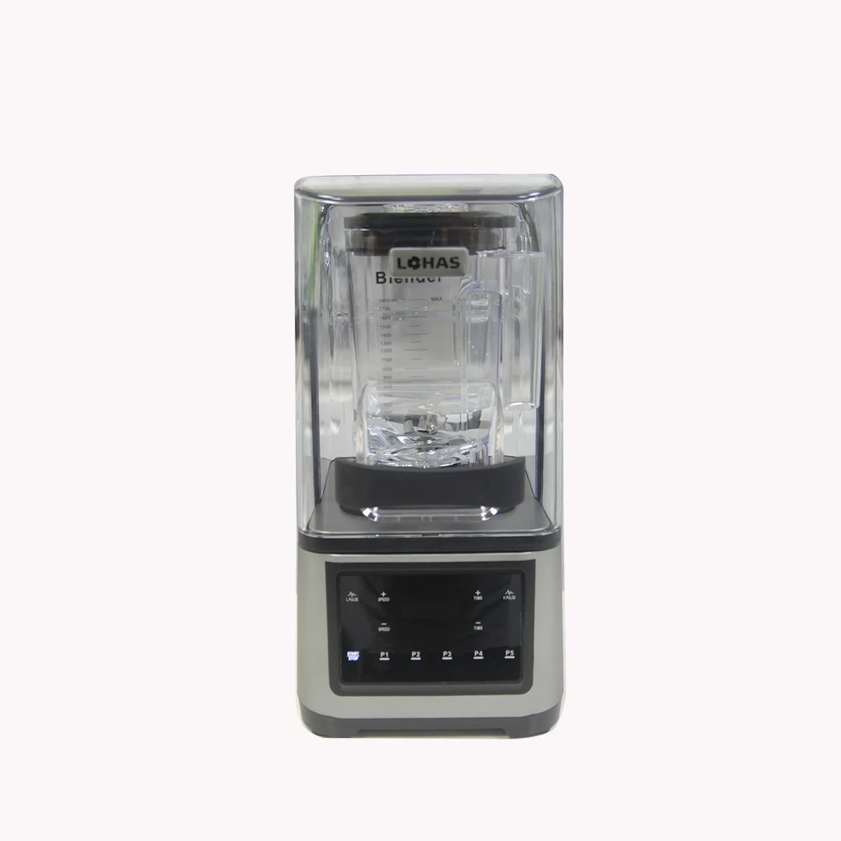 High Speed Heavy Duty Commercial Kitchen Blender Multifunctional Industrial Food Processor Quality Sound Cover