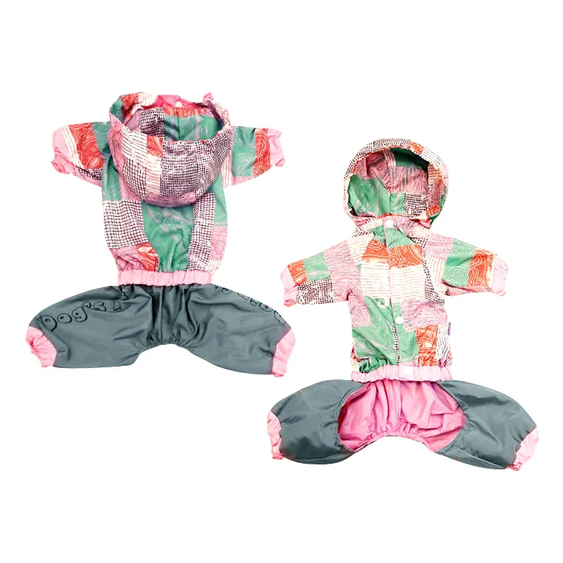 Pet Wear Dog Clothes Factory Custom Waterproof Small Dog Rain Coat Jacket Pet Dog Clothes