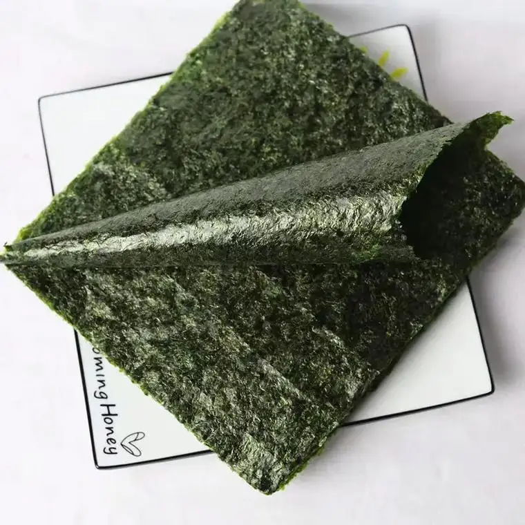 Hot sale Delicious Crispy Seaweed Snack Nori Yaki Sushi Green Seaweed Porphyra