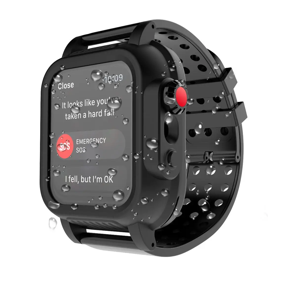 IP68 из водонепроницаемого материала для Apple iWatch серии 3 42 мм противоударный бампер PC корпус часов + резиновый ремешок Ремешок наручных 4 40