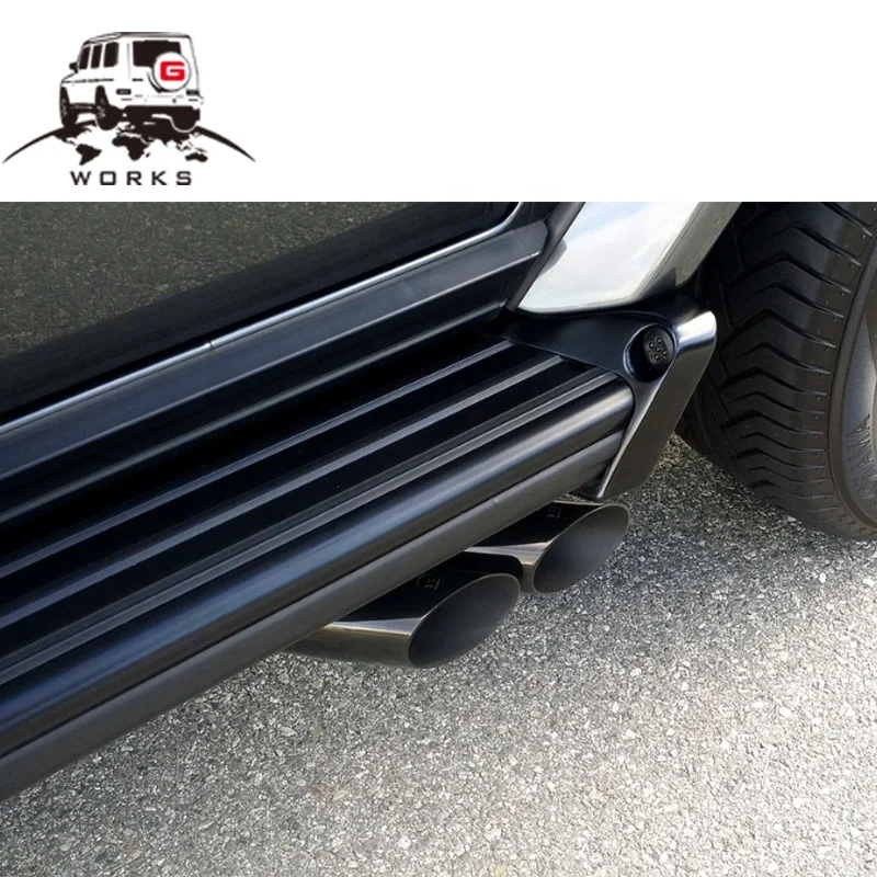 1990~2018 Year G Class W463 G63 G65 B Style Car Exhaust Tips Electroplating -chrome W463 G63 G65 G500 4 Tips Exhaust System