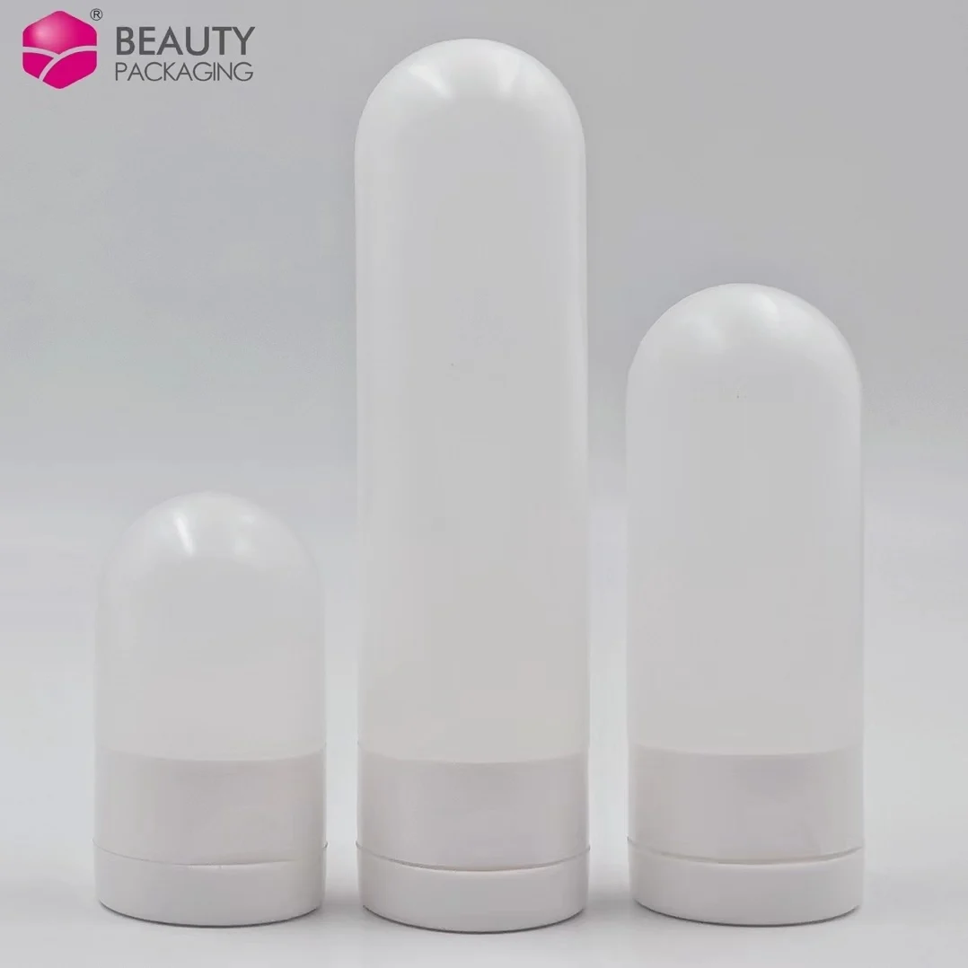 Skin Care 30ml 60ml 100ml PE Facial Cleanser Squeeze Bottle Empty Soft Cosmetic Tube Container