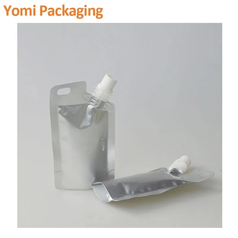 Reusable Food Grade Antistatic Aluminum Foil Aseptic Water Spout Pouch Bag Doypack