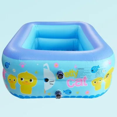 120cm large inflatable plastic kid water swimming pool