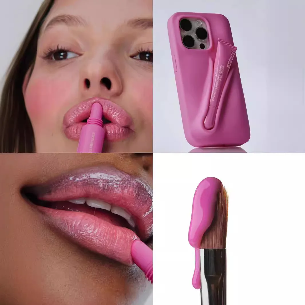 8 colors rh waterproof fruity Stain Hydrating Plump private label tinted peptide lip tint balm jelly lip gloss