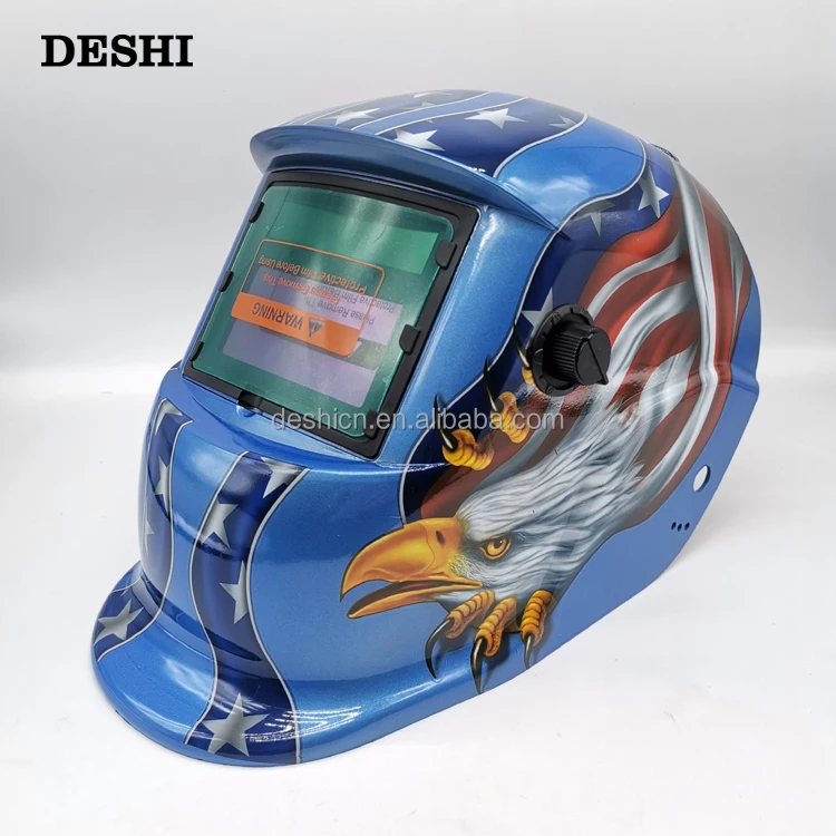 Welding Helmet Hard Hat  Arc Tig Mig Welding work Protect Grinding Welder  Adjustable Automatic Auto Darkening Mask