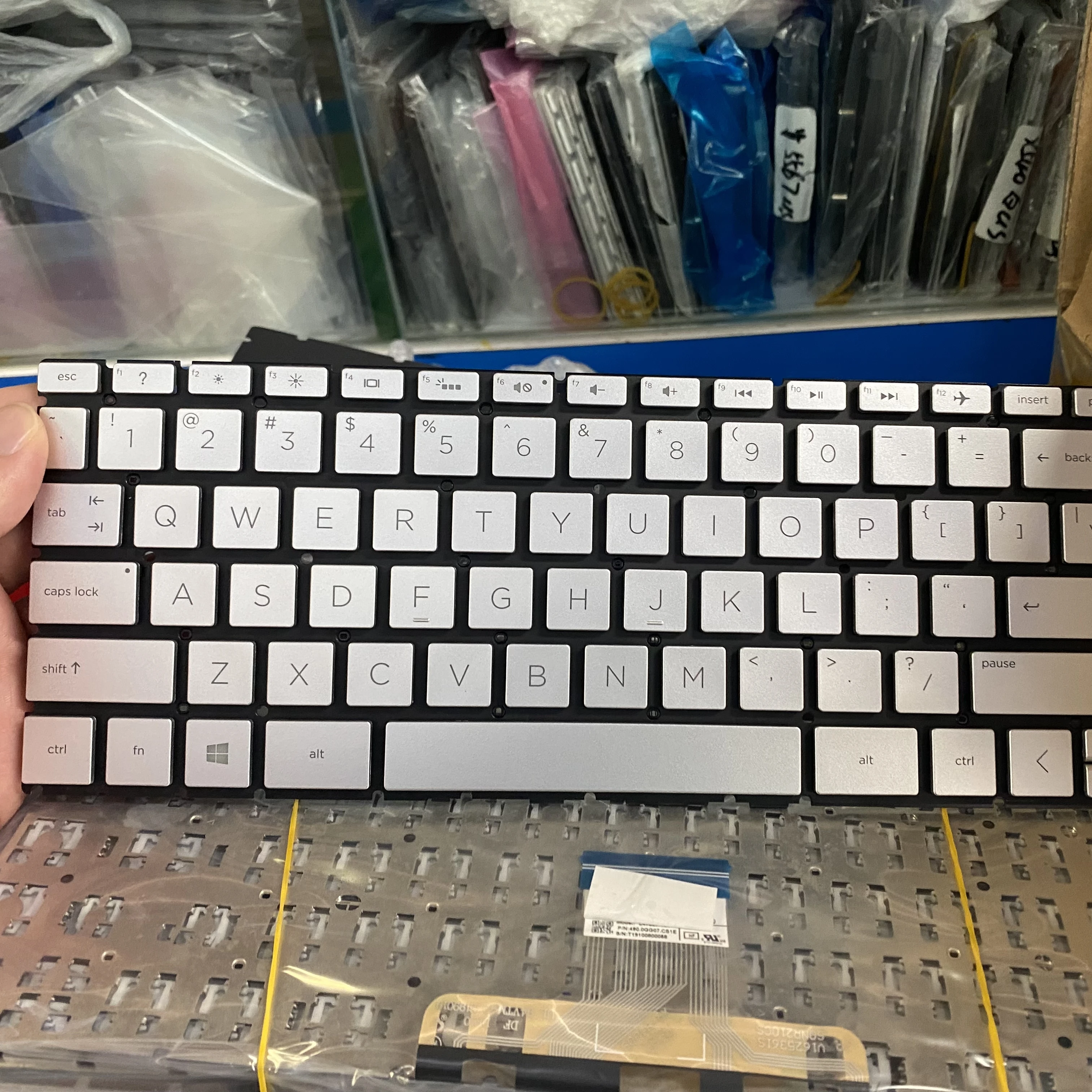 Новая Оригинальная клавиатура для ноутбука HP 14-dq1043cl с подсветкой