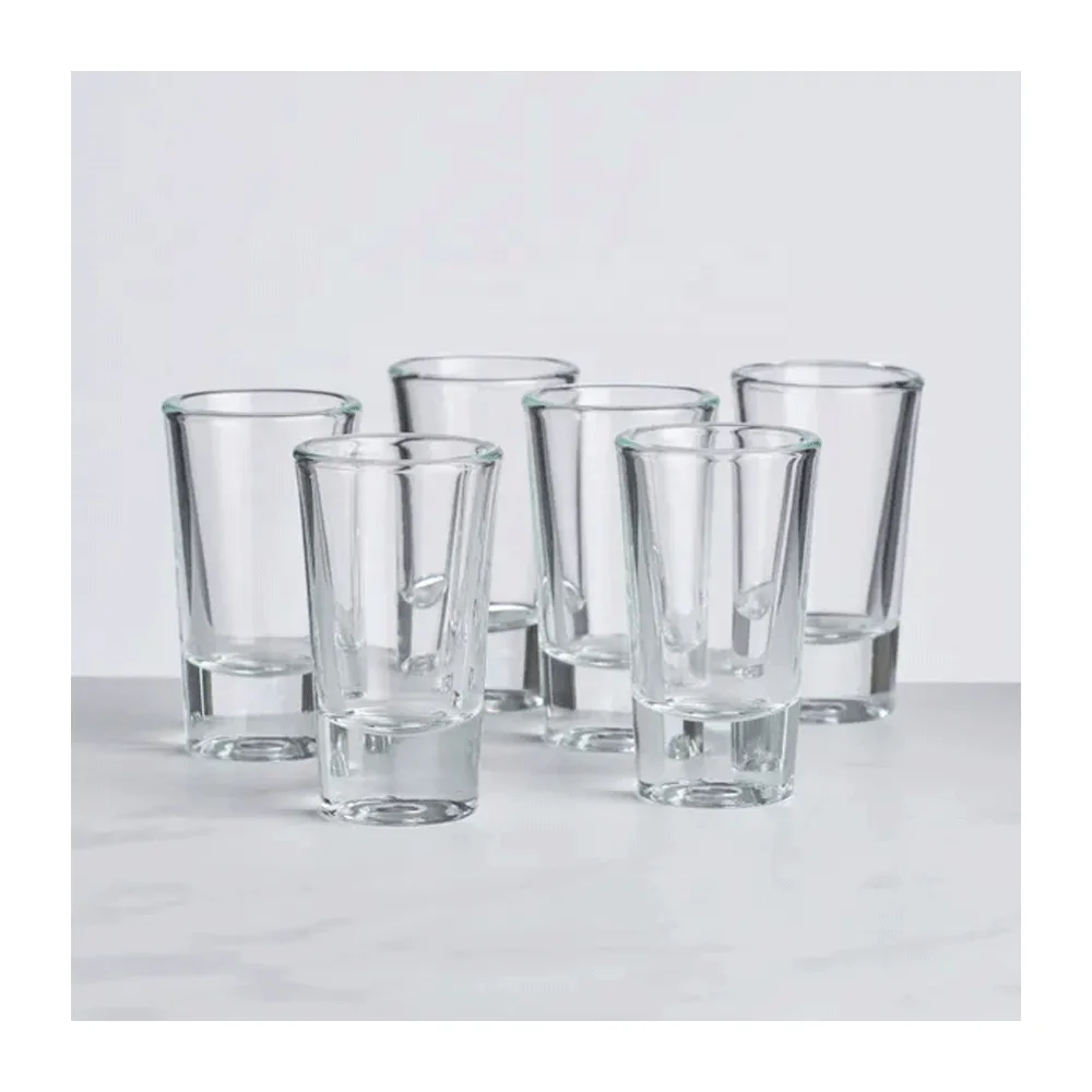 Personalized Classic Design 1OZ 2OZ 3OZ 50ML Shot Glasses Mini Whiskey Bar Wine Glass for Bar Souvenir Tequila Shot Glass