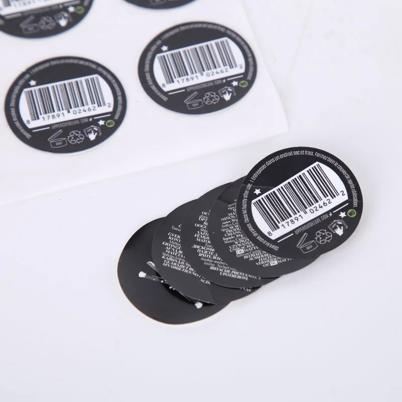 этикетки для упаковки наклейки косметики со штрихкодом