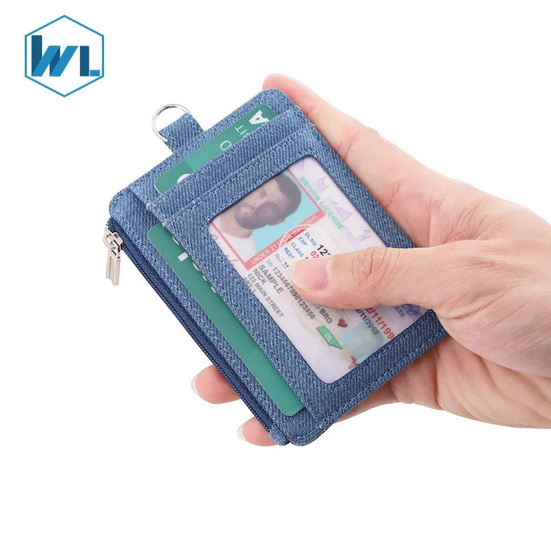  На заказ минималистичный rfid дизайнерский мужской кожаный передний sim id держатель для кредитных карт сумка на молнии девочек с