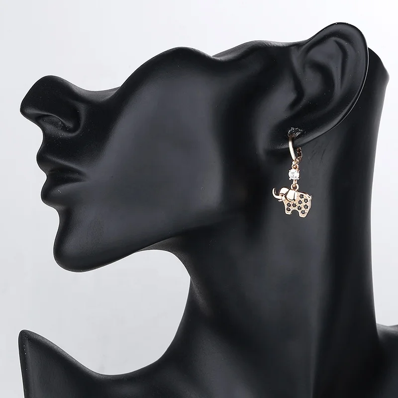 Wholesale Fashion Jewelry 18K Gold Plated AAA Zircon Women Elephant Jewelry Sets For Ladies