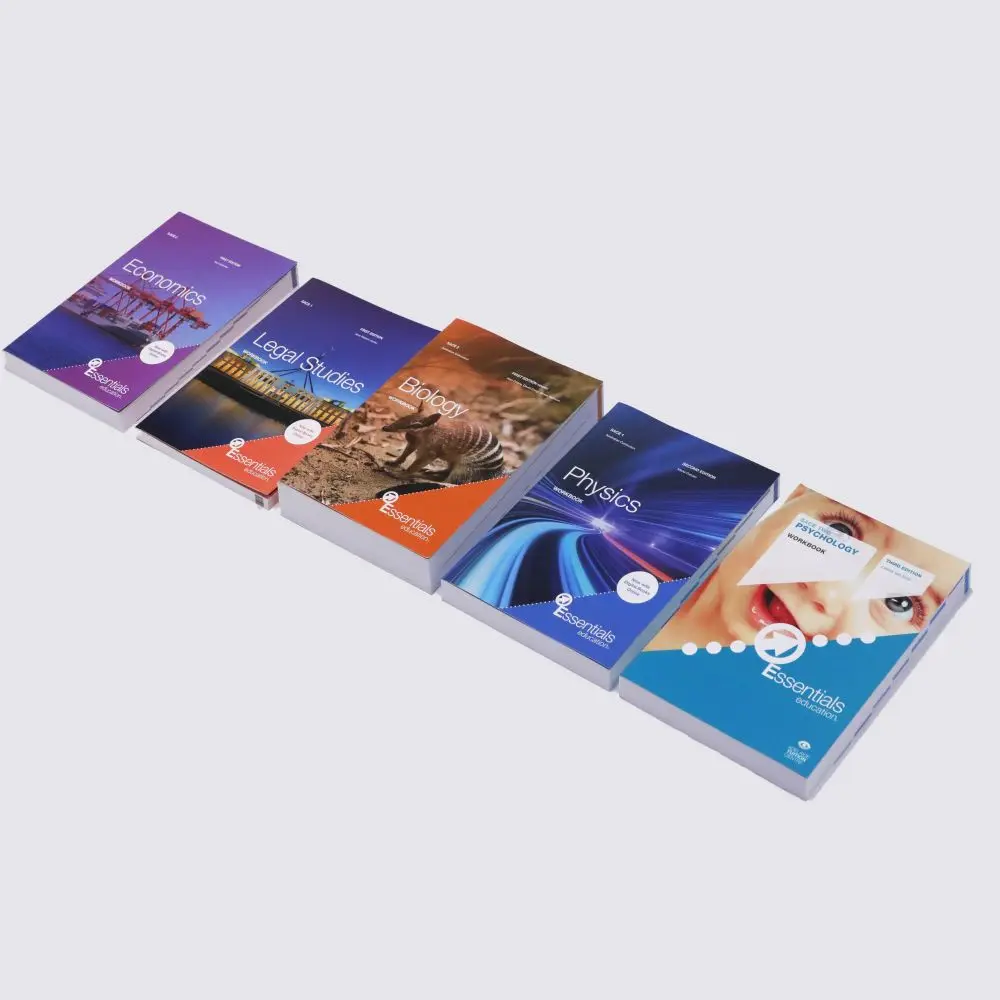 GIGO Wholesale Custom Perfect Binding College Educational Books workbook printing textbook with High Quality Printing