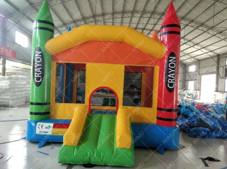 Kids party rental equipment inflatables toys bouncer amusement bounce house jumping castle for sale