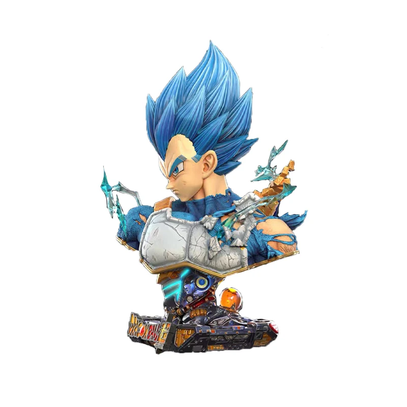 Cian Hot Sale Dragon Ball Vegeta Bust Realistic Anime Equivalent Resin Sculpture Home Decoration For Sale