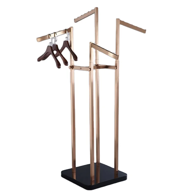 Средний остров с регулировкой по высоте, нержавеющая сталь 4 способа стеллаж для выставки товаров