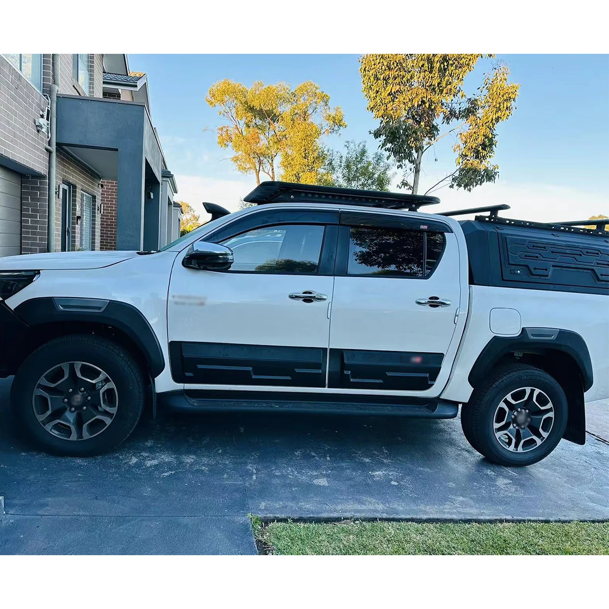 Pickup truck 4X4 auto parts stainless hard top bed canopy for toyota hilux revo rocco 2016-2024.