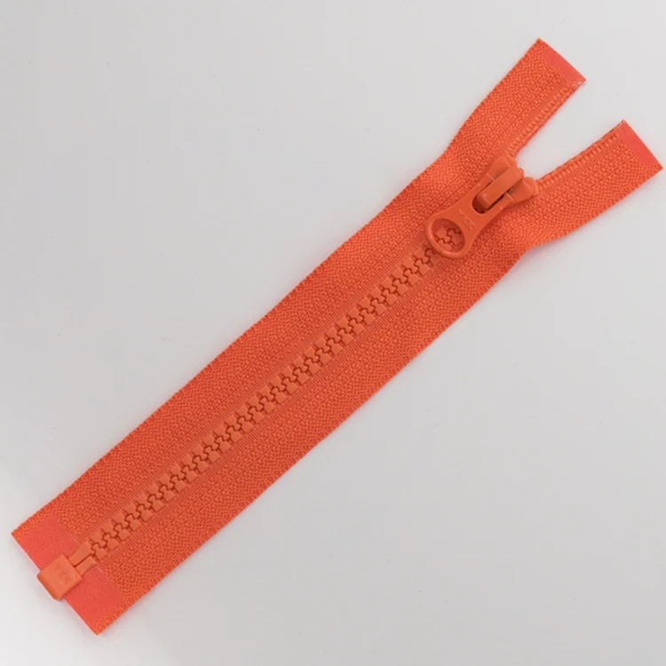YKK zipper Brand factory selling resin zippers thin teeth plastic zipper