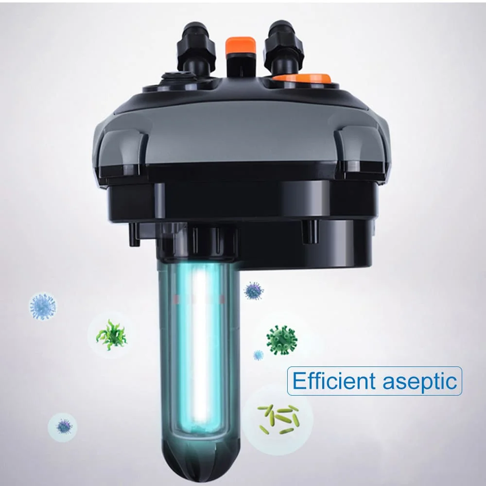 Factory Price Canister Filter External Aquarium Filter with Filter Media and Spray Bar for Large Fish Tanks and Aquariums