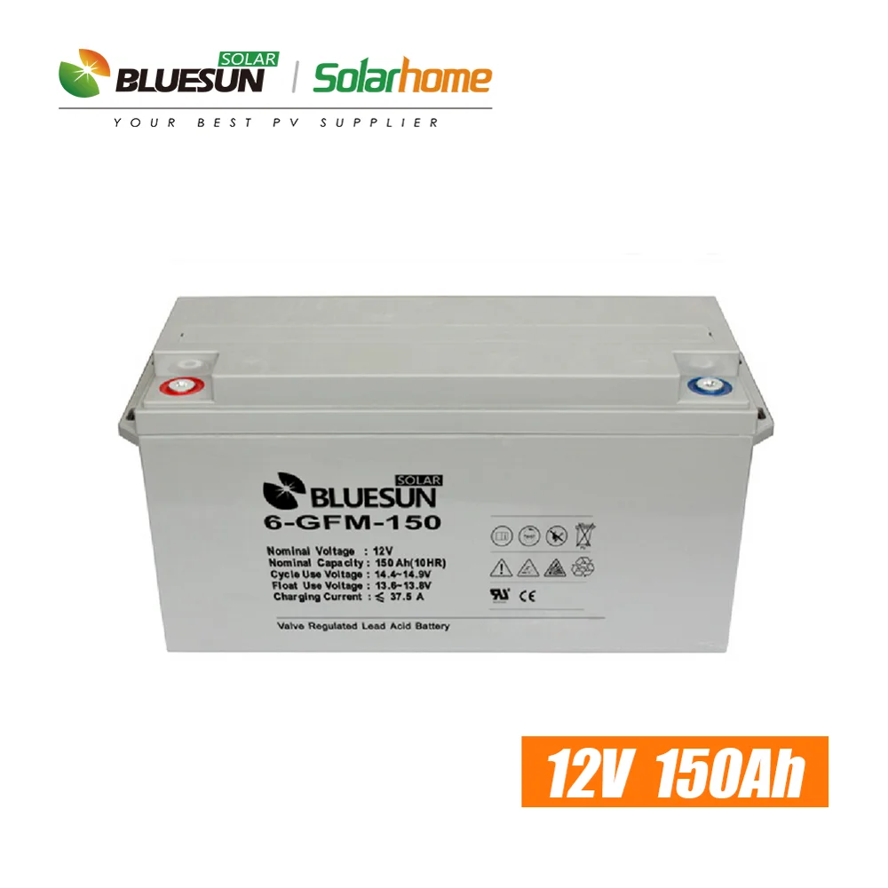 
Bluesun long life GEL AGM lipo deep cycle 12V 200Ah series solar battery 