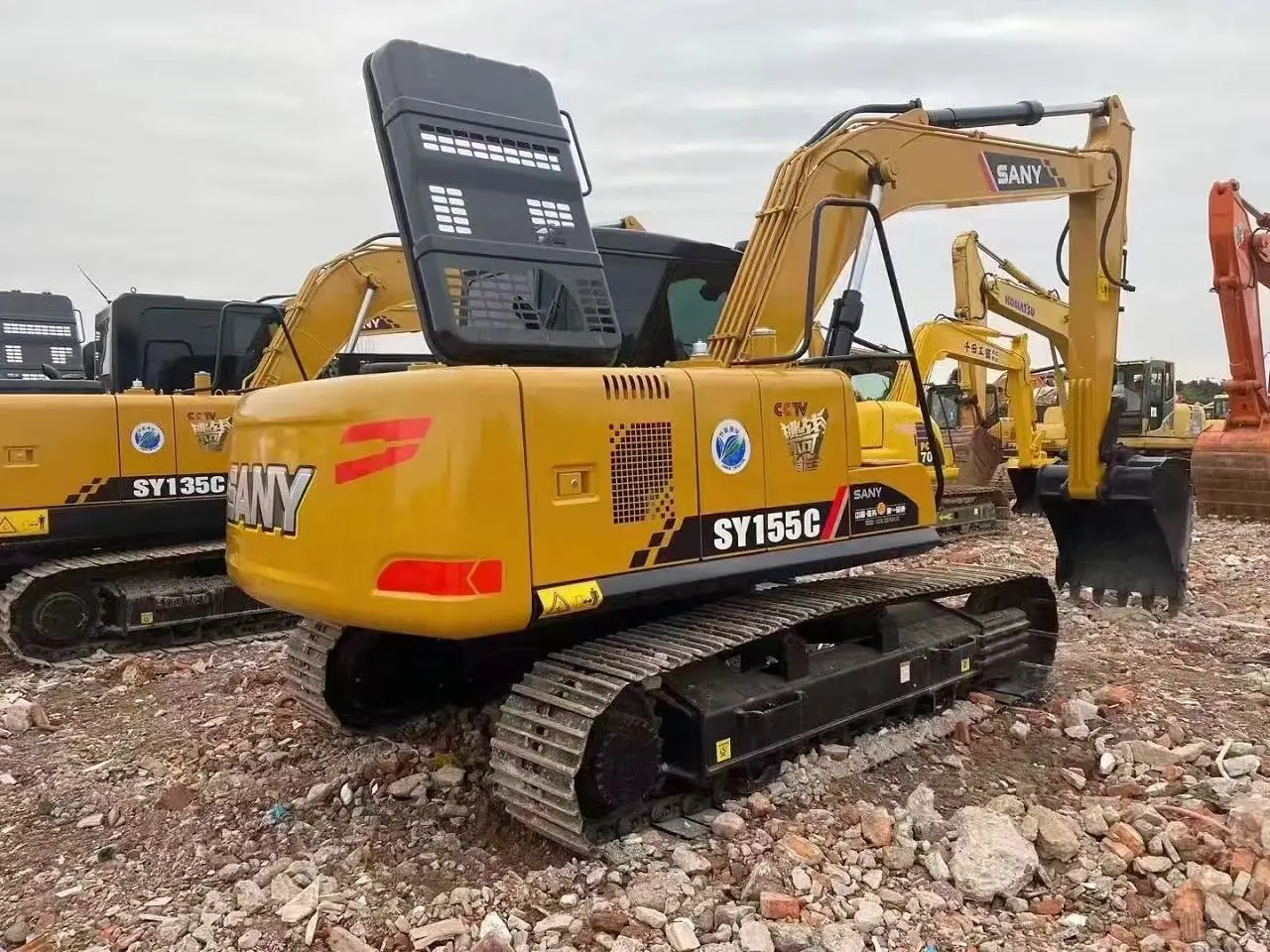 Sell high quality made in China SANY SY155C SY155-9  excavator 15 tons crawler hydraulic second hand excavator