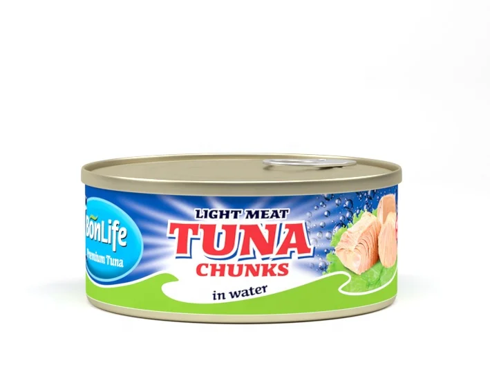 
BONLIFE Tuna Chunks Light Fresh Tuna Fish Delicious Canned Tuna Thailand Meat in Water 24 Months 0.185 Kg Easy Open Ld Premium 
