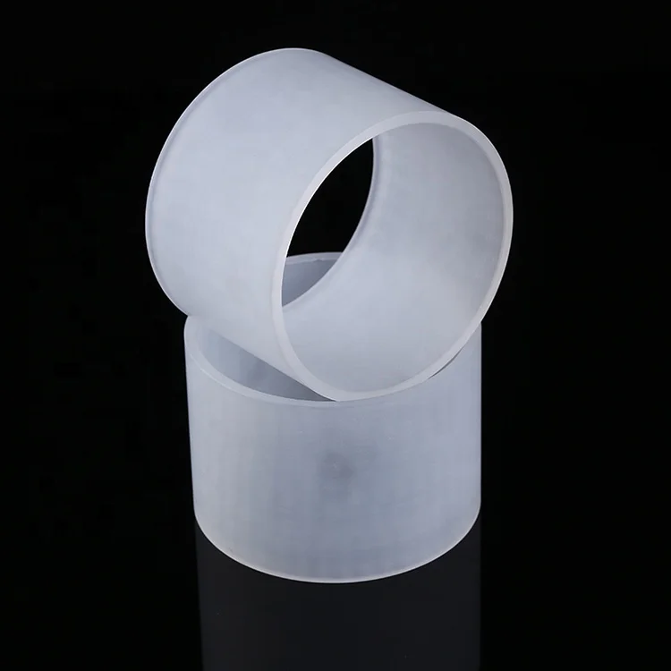 Custom high temperature resistant transparent quartz tube corrosion resistant frosted glass tube