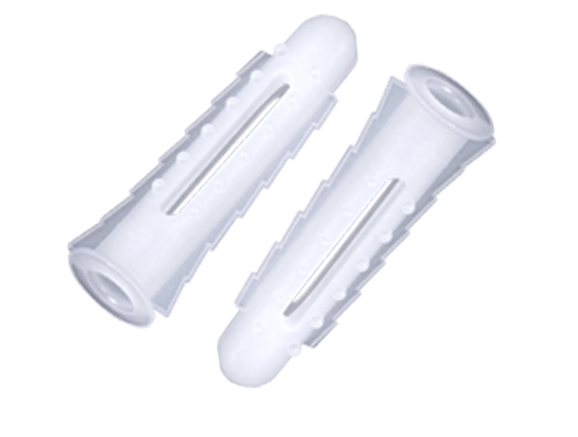 PE 6mm 8mm10mm strengthens thick white plastic expansion tube wall anchor plug screw screw
