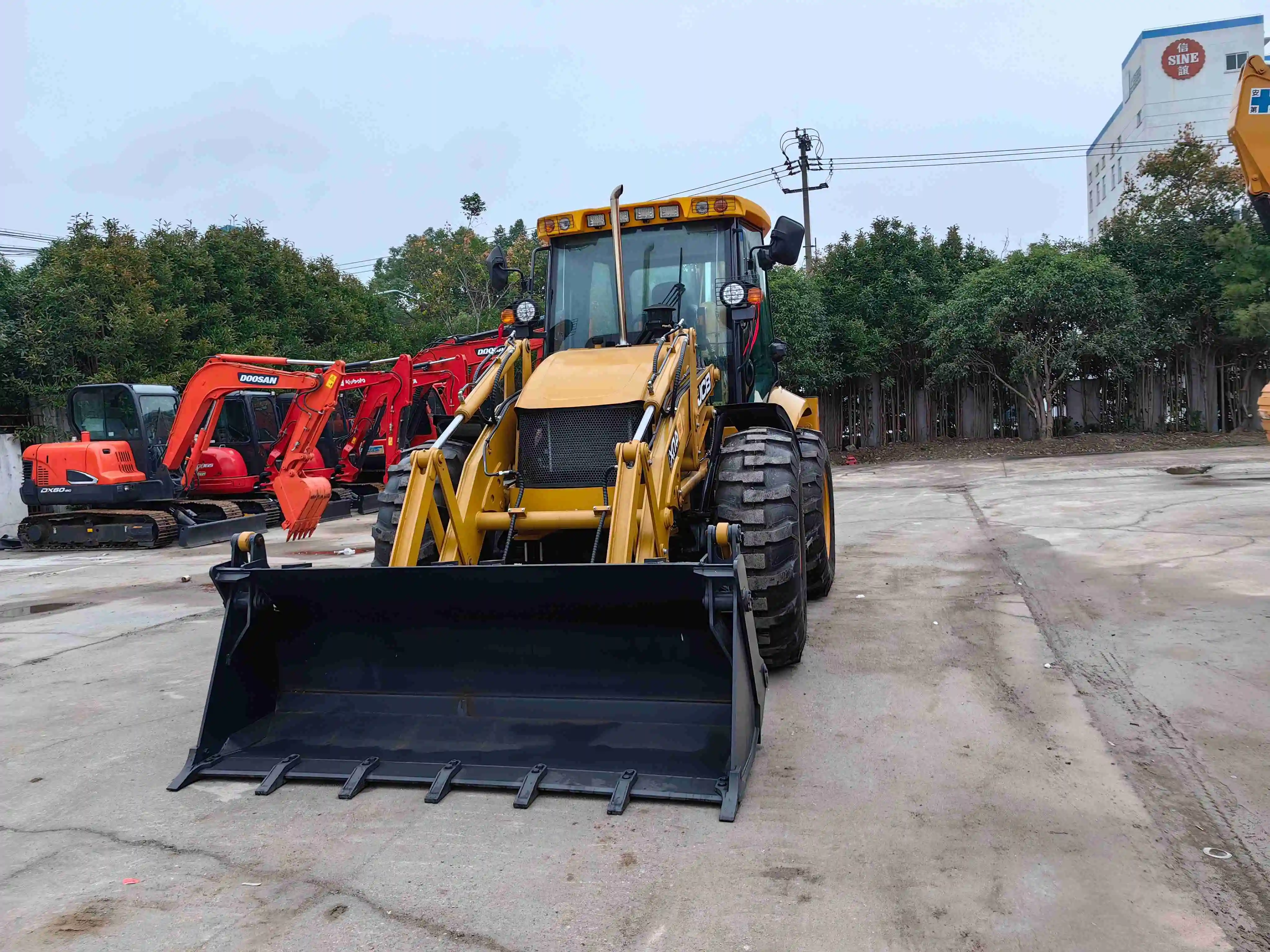 Good condition Japan brand Used JCB Backhoe Loader JCB 4CX for sale
