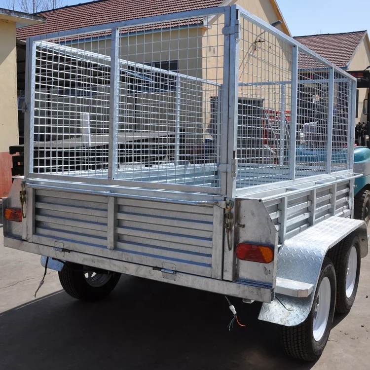 Горячеоцинкованный 8x5 9*5 тандемный опрокидной прицеп