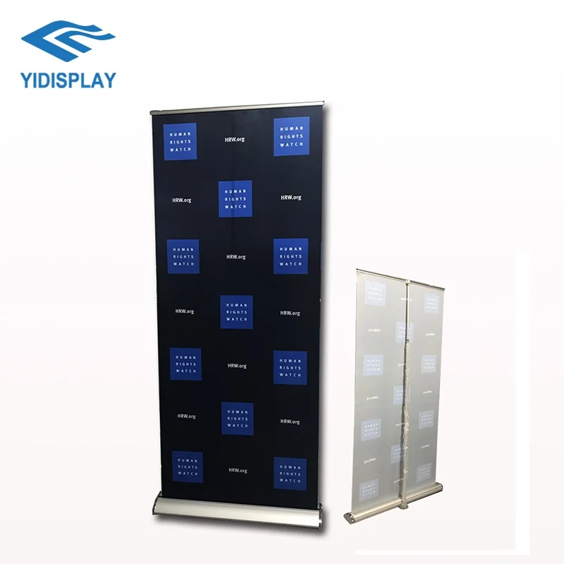 Factory Direct Sale Pop Up Stand Vertical Fabric Banner Backdrop