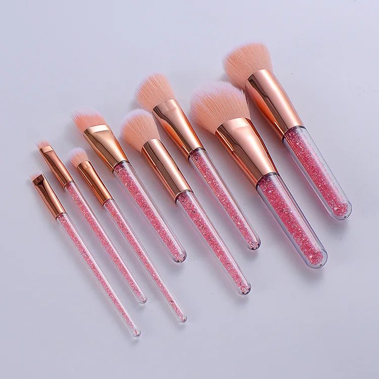 Wholesale Beauty tool set brushes full set of 8 pcs makeup set beginner eye makeup brush