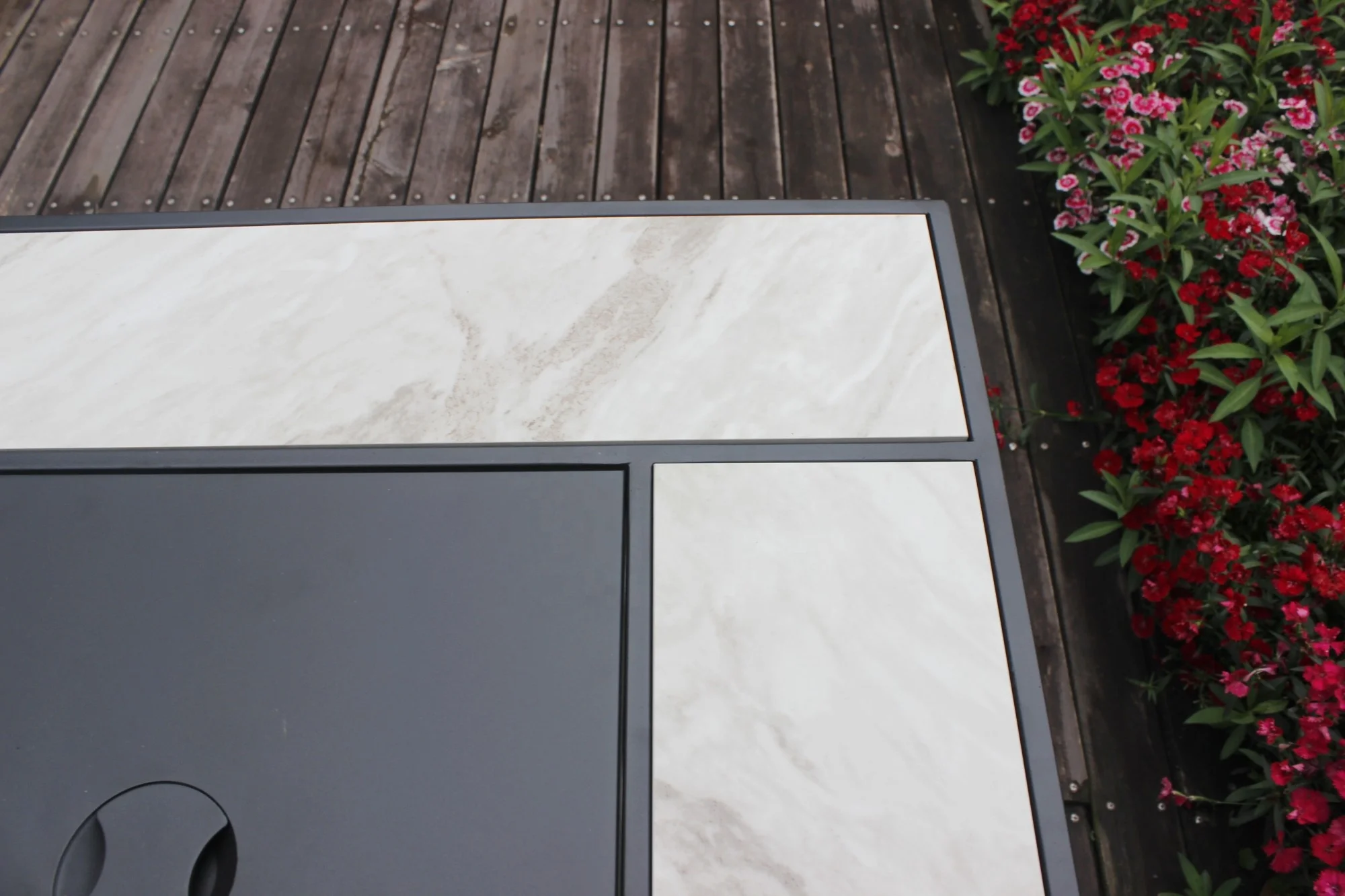 Laver Natural Gas Fireplace Outdoor Gas Fireplace for Garden Outdoor Square Gas Fire Pits