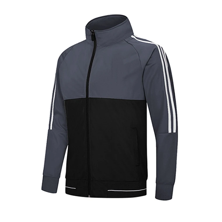
China Factory Custom New Tracksuits For Men Slim Fit Polyester Men jacket Tracksuit 