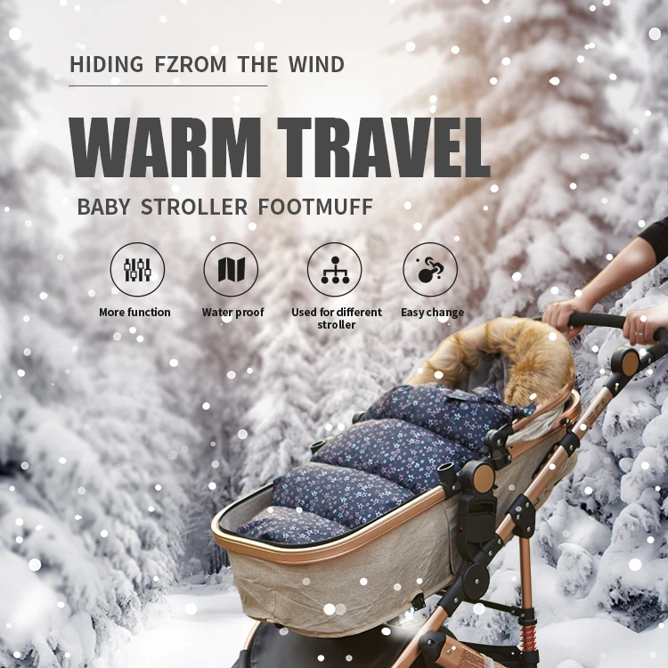 High Quality hot sale wholesale Pram baby footmuff stroller sleeping bag winter buggy footmuff for stroller or car seat