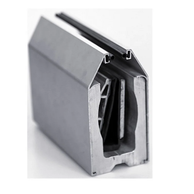 Стеклянный забор балконные перила резиновый плоский лист алюминиевый U-образный канал