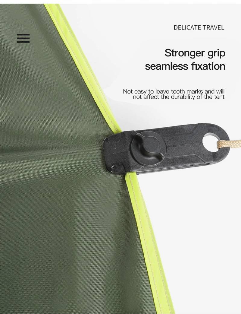 Camping Tent Accessory Durable Premium Lock Grip Canopy Clamps for Awnings Camping Tarps Caravan Tent Clip