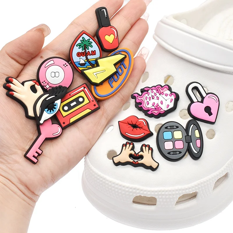 Wholesale Shoe Charms barbi croc Charms Clogs Crocks barbi pink Girls Croc shoe Charms